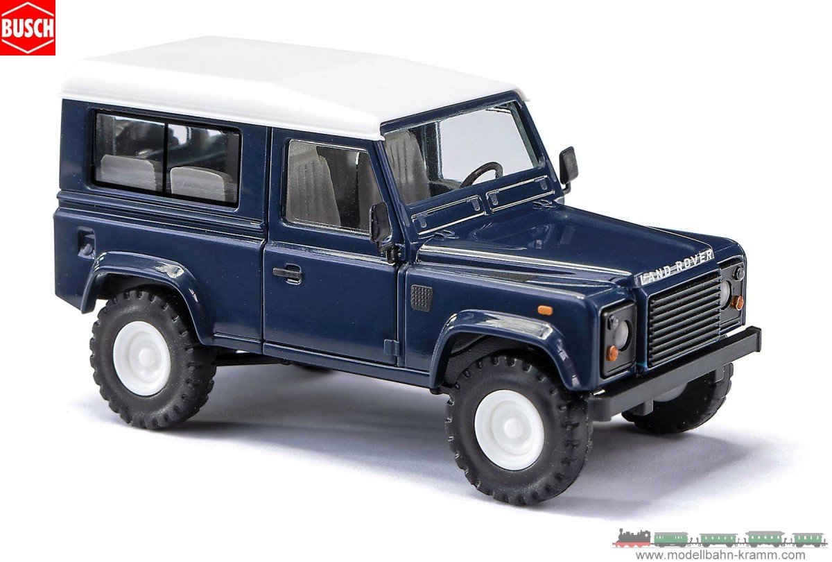 Busch-Automodelle 54300, EAN 4001738543001: Land Rover Def.90 blau