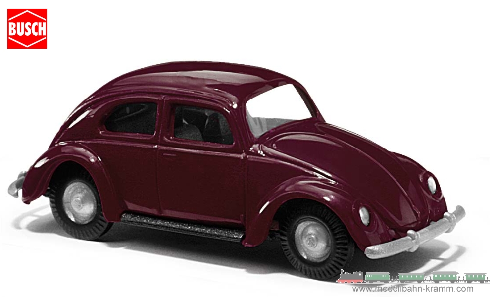 Busch-Automodelle 60201, EAN 4001738602012: Bausatz VW Käfer rot