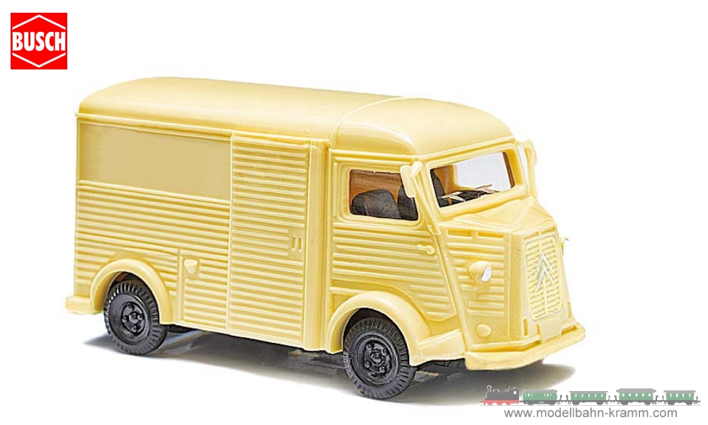Busch-Automodelle 60256, EAN 4001738602562: Bausatz Citroën H gelb