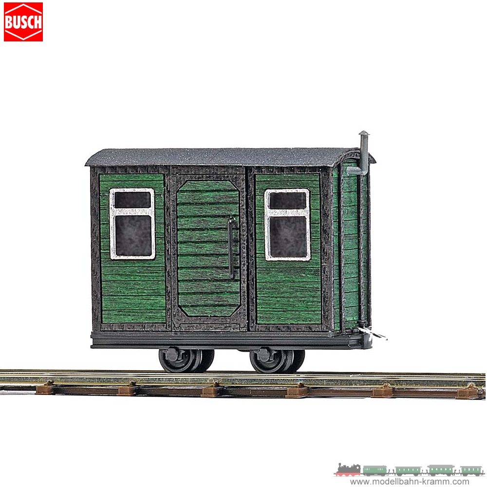 Busch-Zubehör 12231, EAN 4001738122312: H0f Bauwagen - Feldbahn