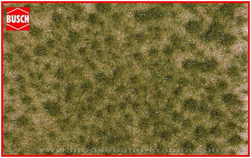 Busch-Zubehör 3536, EAN 4001738035360: alle Spurweiten, Grasbüschel Frühling, zweifarbig