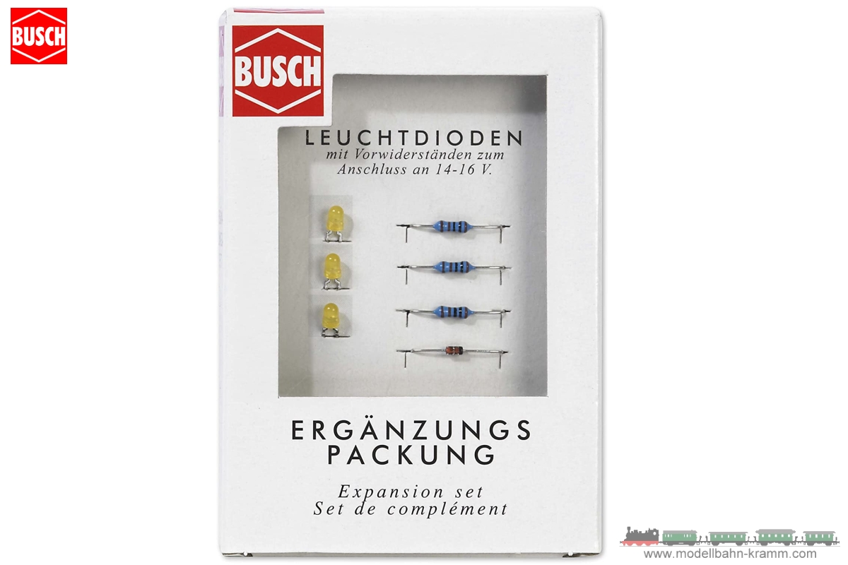 Busch-Zubehör 5989, EAN 4001738059892: LEDs 3 mm, gelb