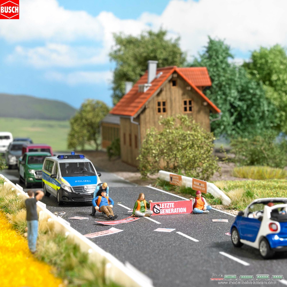 Busch-Zubehör 79800, EAN 4001738798005: H0 Action-Set Klimakleber