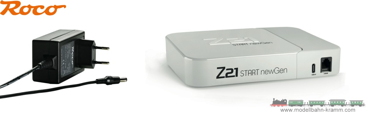 Roco 1000001, EAN 9005033068103: Package Z21 START newGen