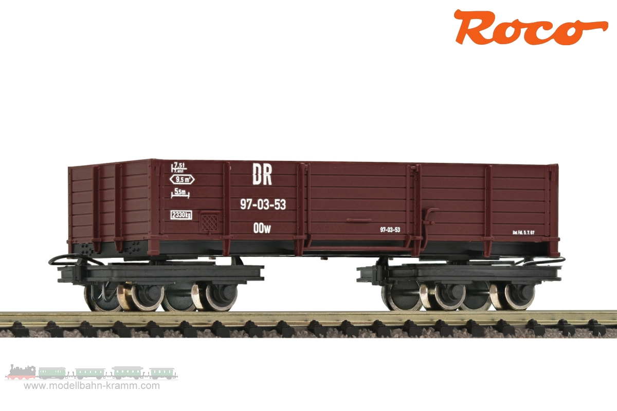 Roco 34620, EAN 9005033346201: H0e Offener Güterwagen, DR