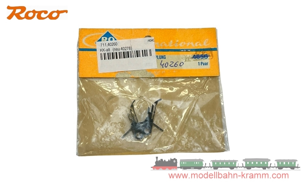 Close couplings replacement set for older Roco car