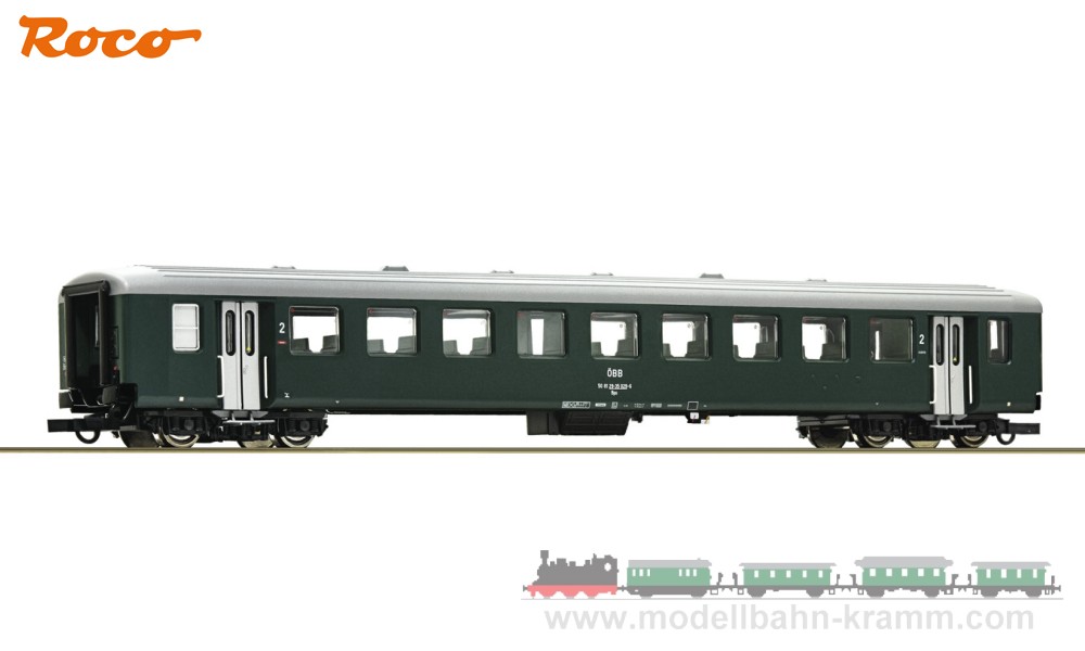 Roco 61493, EAN 9005033614935: H0 DC analog 5-tlg. Set: E-Lok 1670.27 mit Personenzug, ÖBB