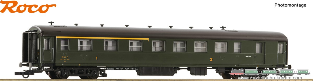 H0 DC Schnellzugwagen 1./2. Klasse mit Gepäckabteil, SNCF IV
