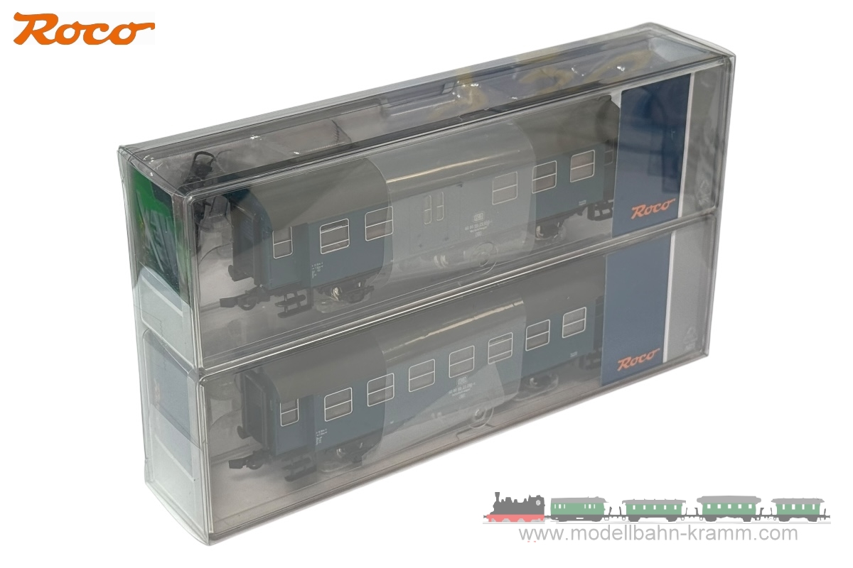 Roco 6200172, EAN 9005033077310: H0 DC 2er Set Umbauwagen als Bauzugset DB