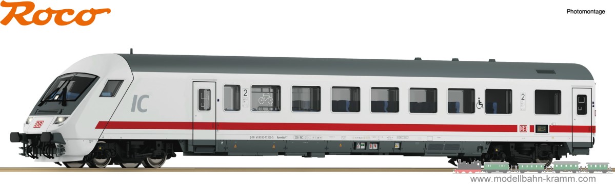 Roco 6220001, EAN 9005033061203: H0 AC, IC-Steuerwagen, Gattung Bpmmbdzf 286.3, der Deutschen Bahn VI