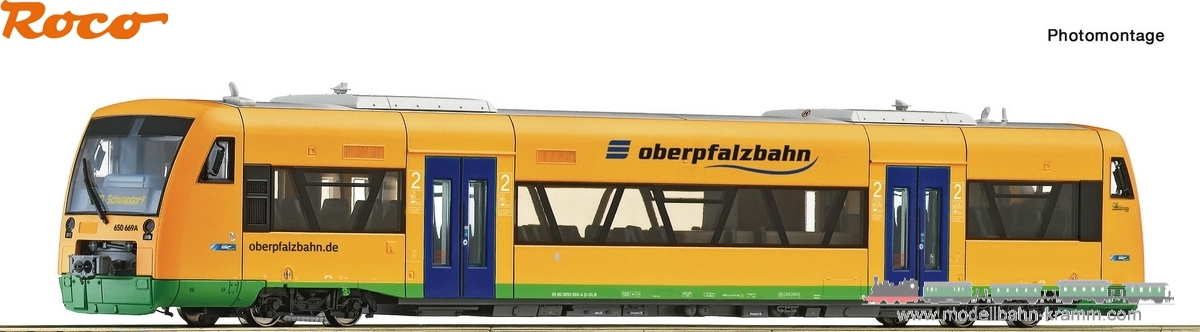 Roco 70193, EAN 9005033701932: H0 DC analog Dieseltriebwagen 650 669-4, Oberpfalzbahn