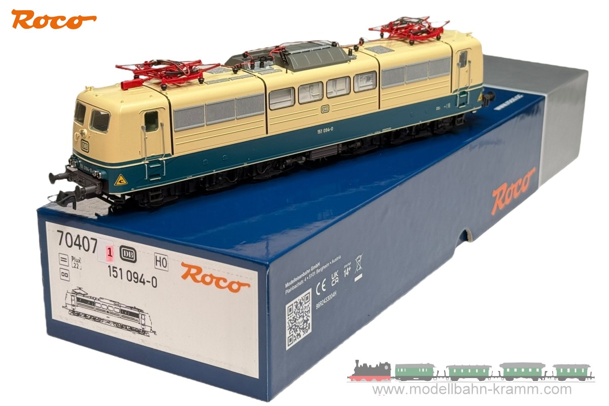 Roco 70407.1, EAN 2000075832184: H0 DC analog E-Lok 151 094-0