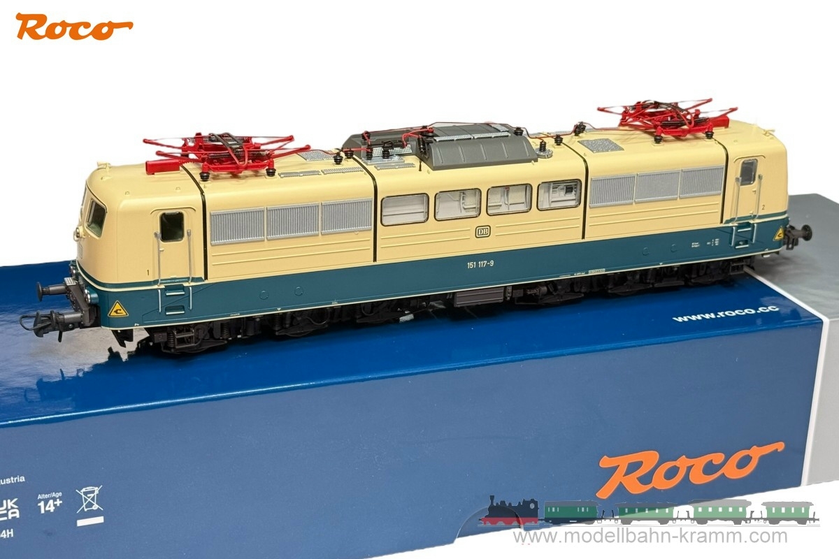 Roco 70408, EAN 9005033704087: H0 DC Sound 2-tlg. Set: E-Loks 151 094-0 und 151 117-9, DB IV