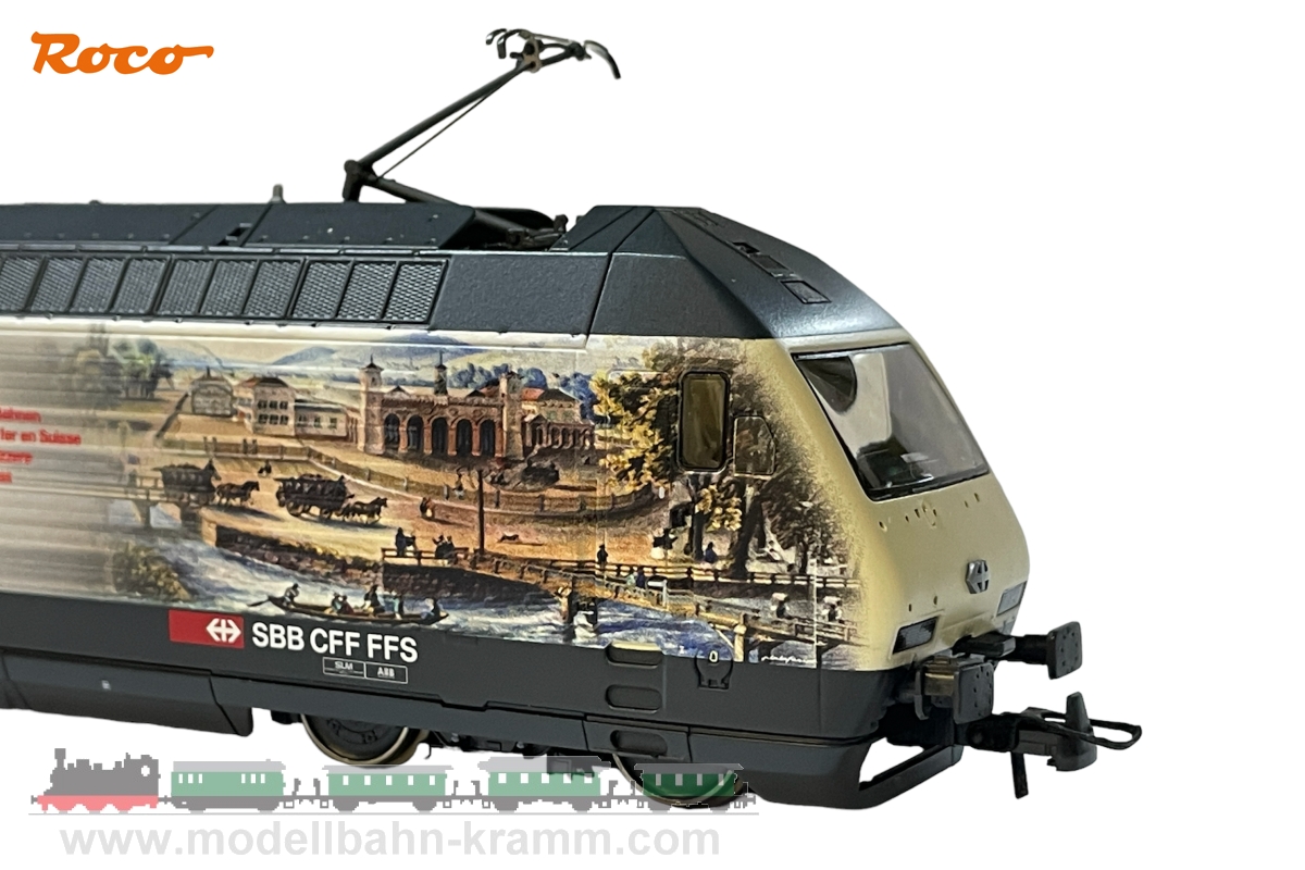 Roco 70677, EAN 9005033706777: H0 DC analog E-Lok Re 460, 175 Jahre Schweizer Bahnen SBB