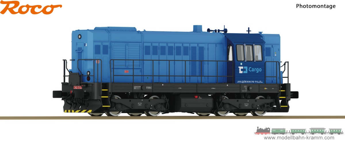 Roco 7300004, EAN 9005033061074: H0 DC analog Diesellokomotive 742 , CD Cargo VI