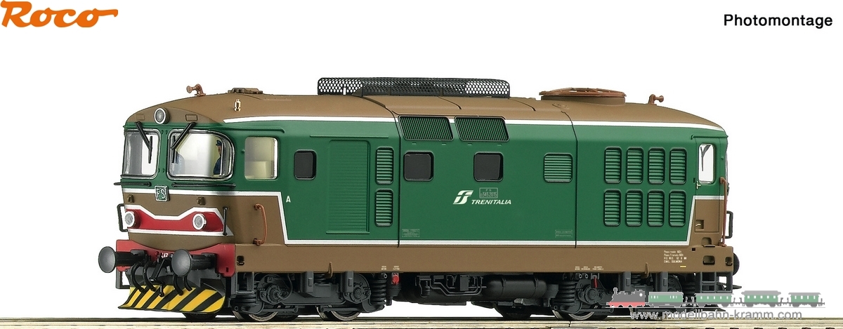 Roco 73002, EAN 9005033730024: H0 DC analog Diesellokomotive D.343 2015, FS