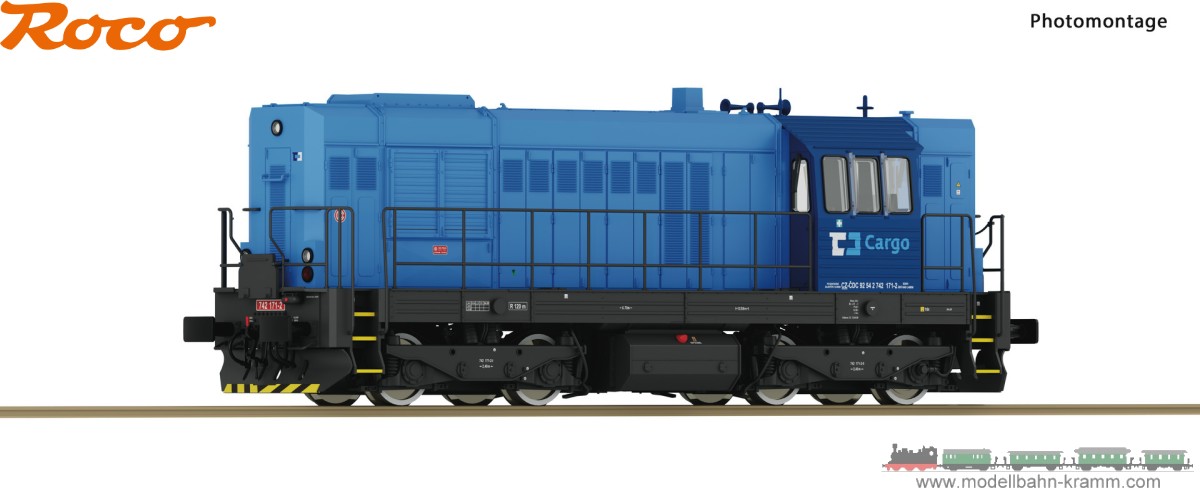 Roco 7310004, EAN 9005033061098: H0 DC Sound Diesellokomotive 742 , CD Cargo VI
