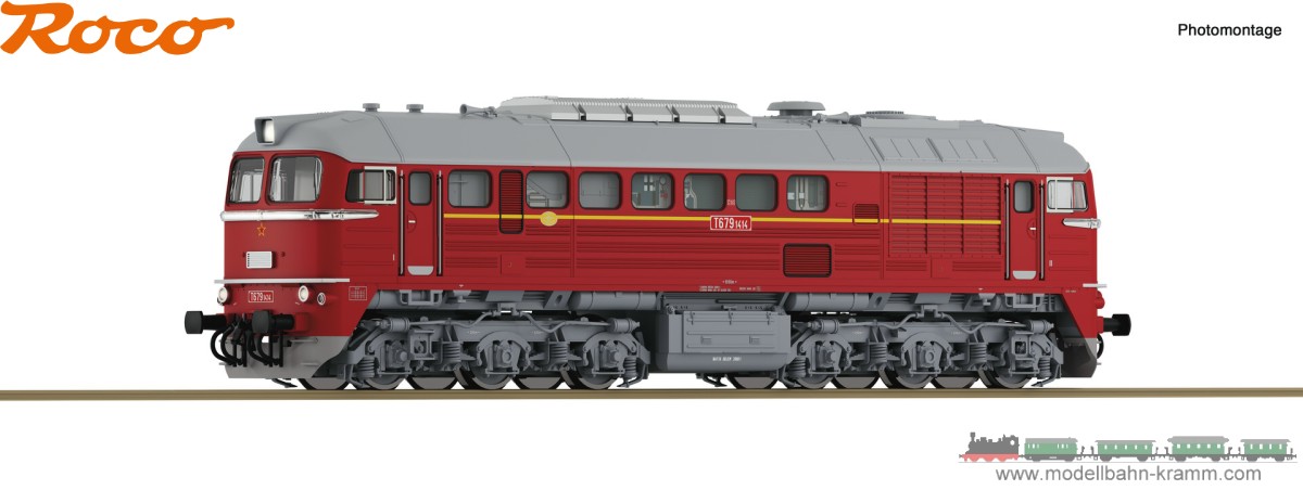 Roco 7310040, EAN 9005033066482: H0 DC Sound Diesellokomotive T 679.1, CSD IV