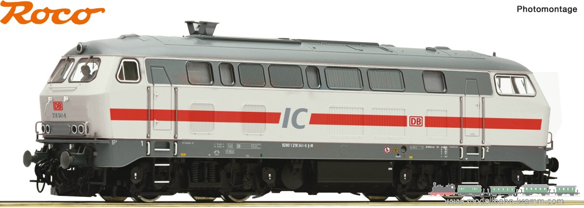 Roco 7320035, EAN 9005033065911: H0 AC Sound Diesellokomotive 218 341-6, DB AG VI