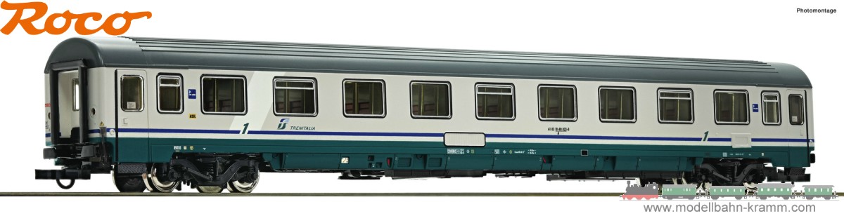 Roco 74284, EAN 9005033742843: H0 DC EC-Reisezugwagen 1. Klasse FS