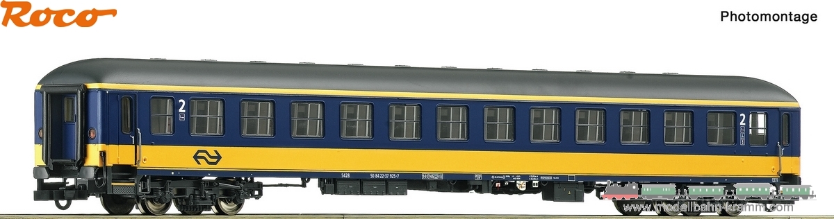Roco 74317, EAN 9005033743178: H0 DC Schnellzugwagen 2. Klasse, NS