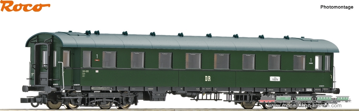 Roco 74860, EAN 9005033748609: H0 DC Einheits-Schnellzugwagen 1. Klasse, DR