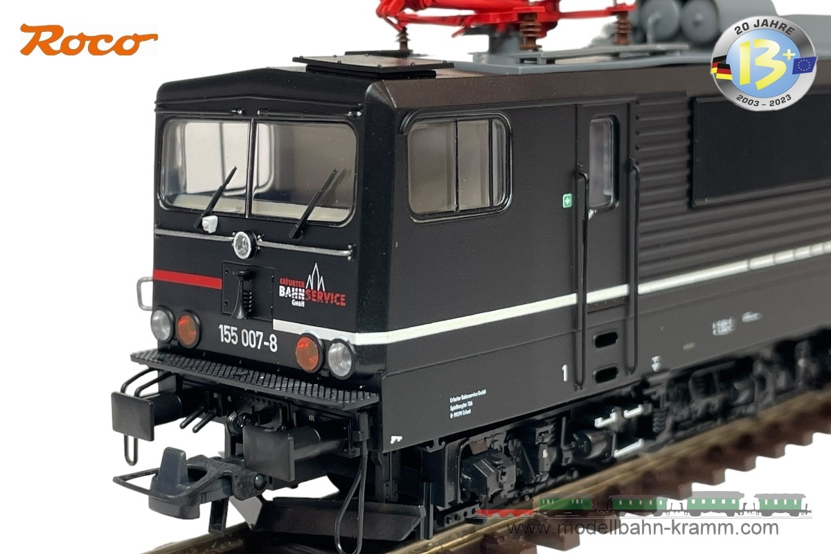 Roco 7500091, EAN 9005033068943: H0-gauge DC analogue, electric loco 155 007-8 EBS, era VI