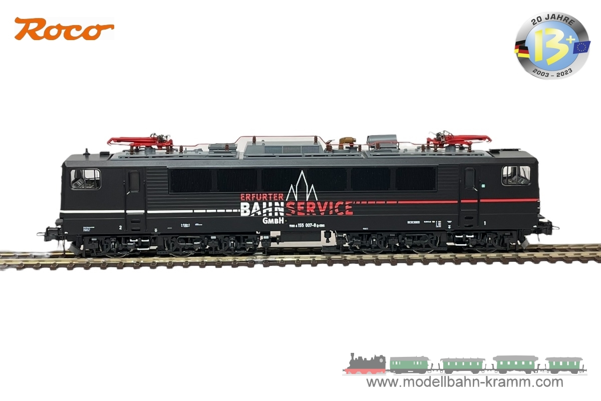 Roco 7500091, EAN 9005033068943: H0 DC analog E-Lok BR 155 007-8 EBS