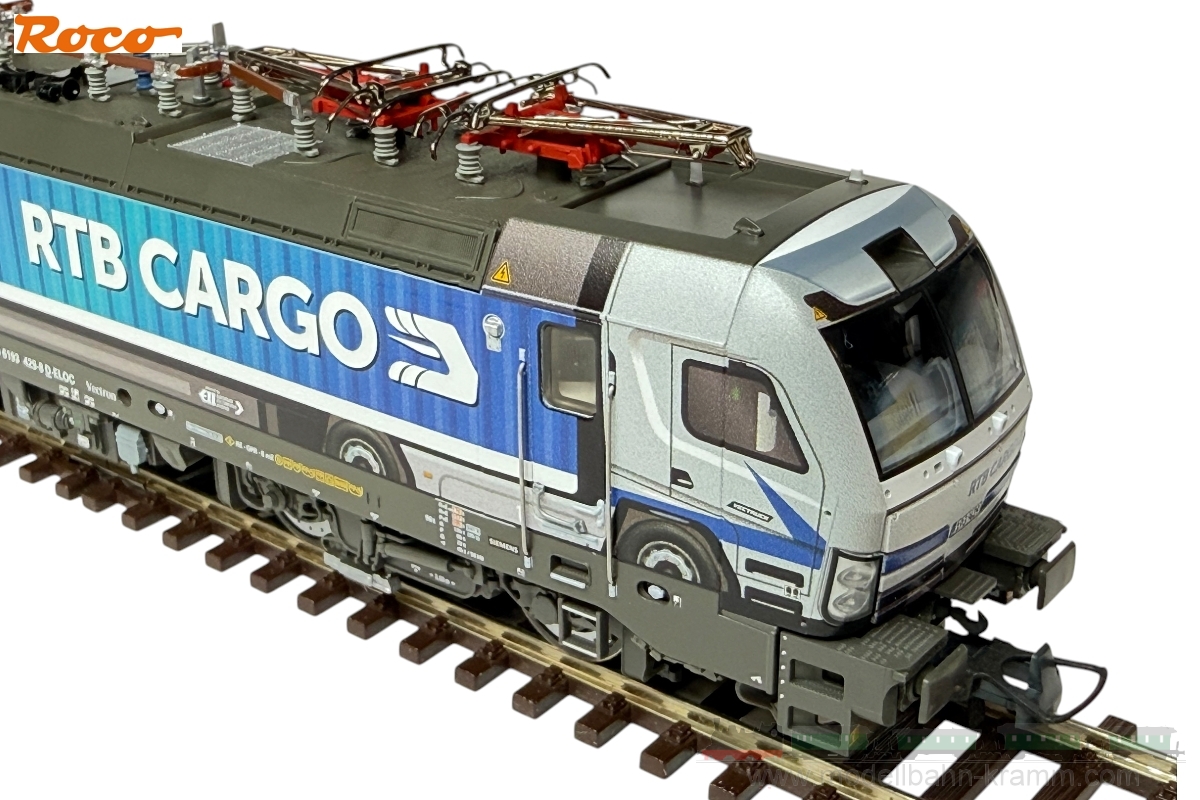 Roco 7500223, EAN 9005033393595: H0 DC analog RTB Cargo E-Lok BR193 VecTruck, limitierte Sonderserie Wilde 13