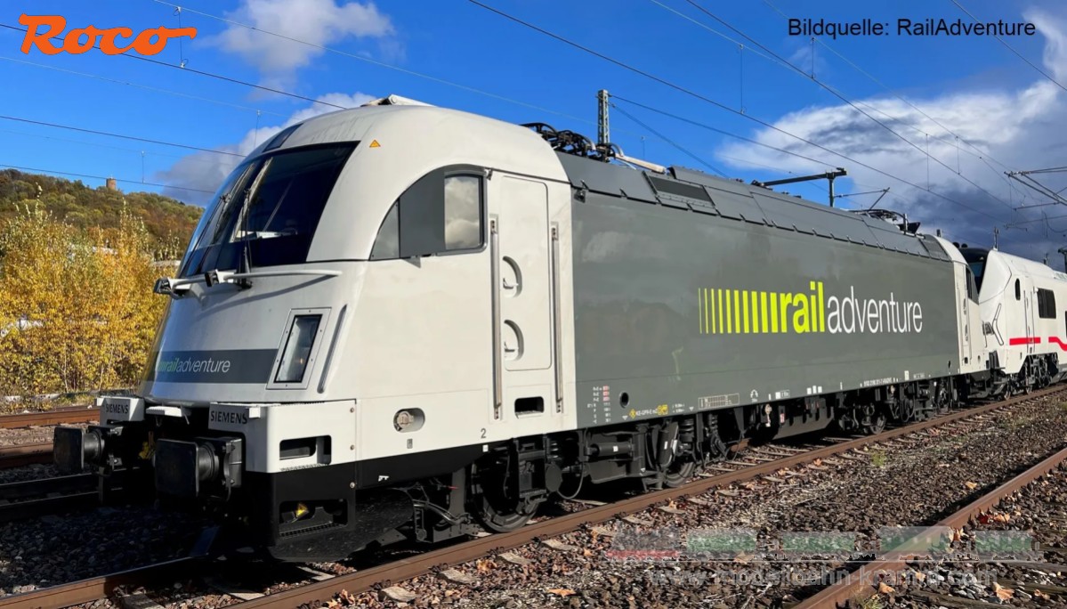 Roco 7520094, EAN 9005033069148: H0 AC Sound E-Lok 190 311-7 Taurus, Railadventure, Ep.VI