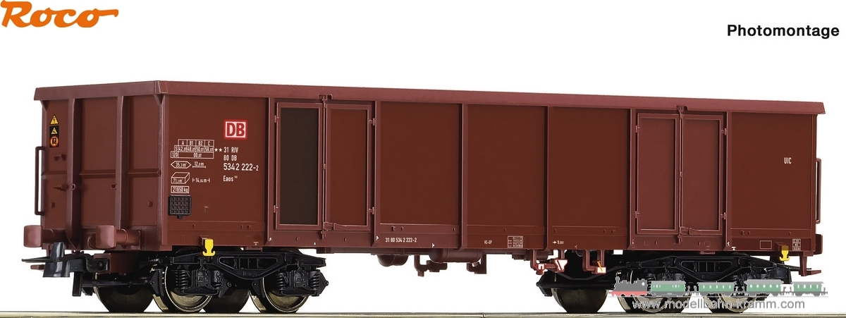 Roco 75862, EAN 9005033758622: H0 DC Offener Güterwagen, DB AG
