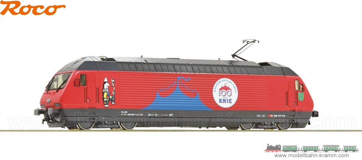 Electric locomotive Re 460 058-1 Circus Knie, SBB,