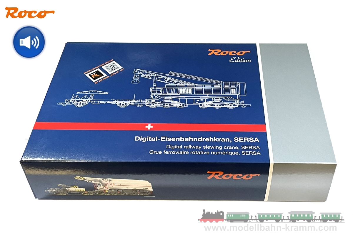 Roco 79039, EAN 9005033790394: H0 AC Sound Digital-Eisenbahndrehkran SERSA