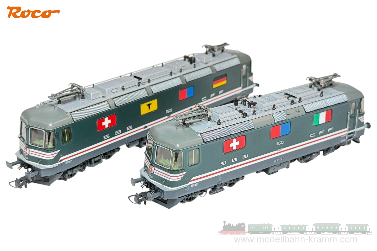 Roco 79415, EAN 9005033794156: H0 AC Sound E-Lok Doppeltraktion Re 10/10 SBB