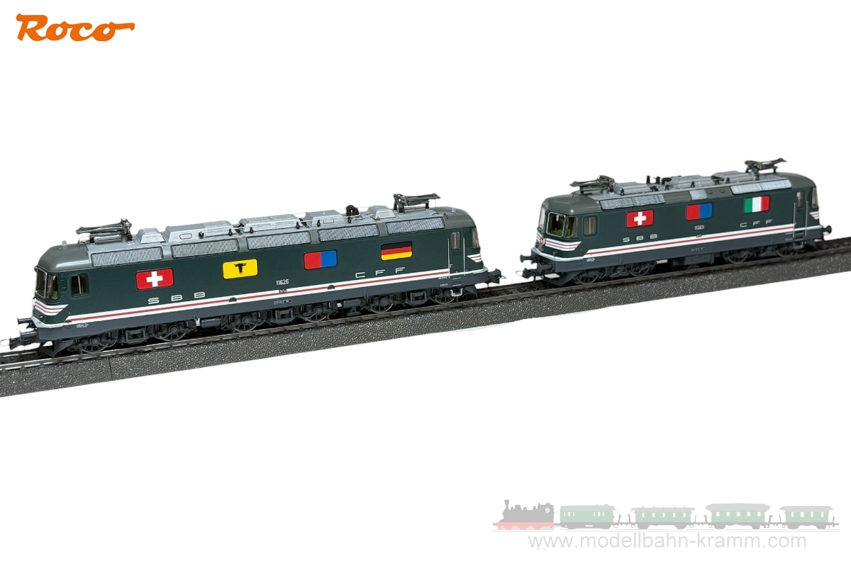 Roco 79415, EAN 9005033794156: H0 AC Sound E-Lok Doppeltraktion Re 10/10 SBB