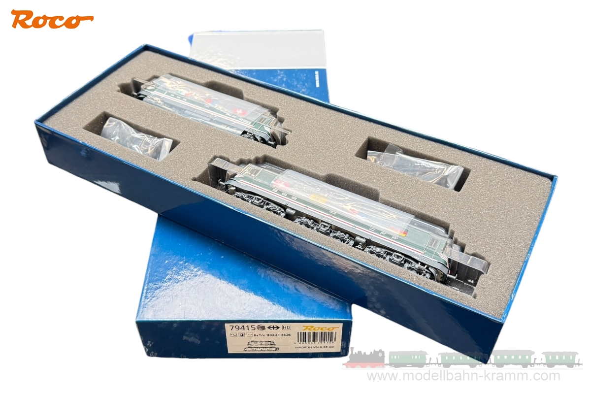 Roco 79415, EAN 9005033794156: H0 AC Sound E-Lok Doppeltraktion Re 10/10 SBB