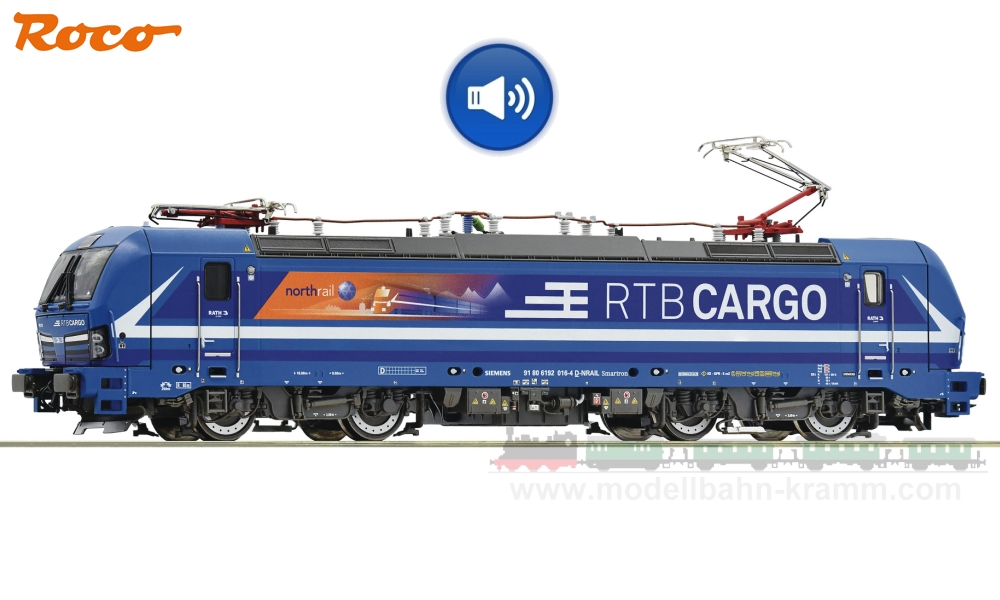 Roco 79929, EAN 9005033799298: H0 AC Sound E-Lok BR 192, RTB Cargo