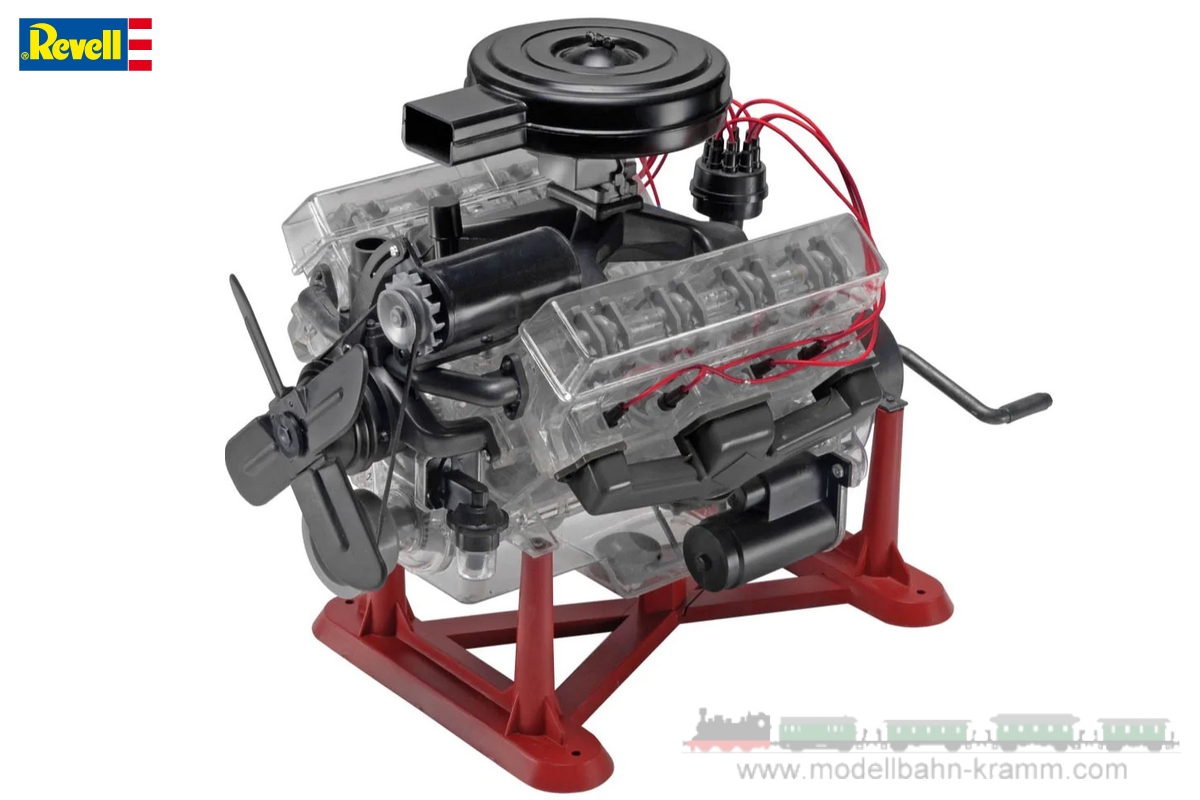 Revell 00460, EAN 4009803004600: Bausatz V8 Motor im Maßstab 1:4