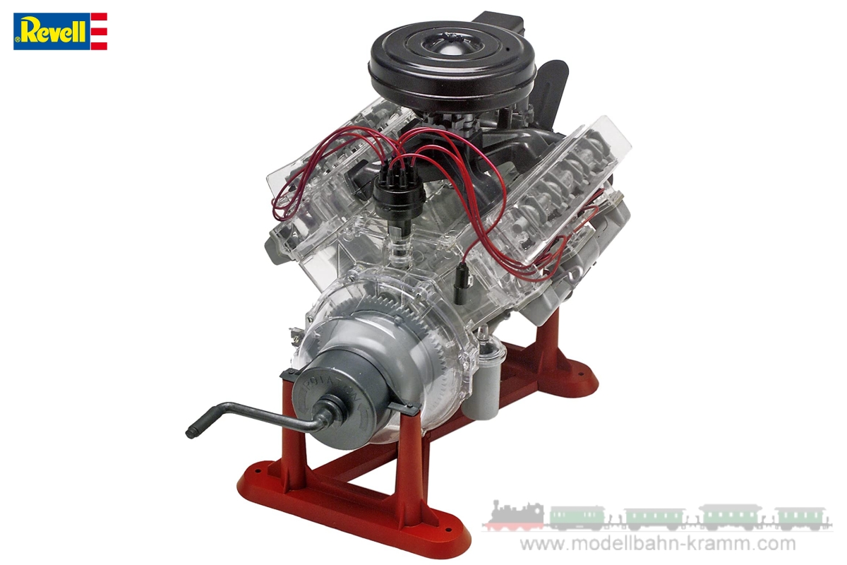 Revell 00460, EAN 4009803004600: Bausatz V8 Motor im Maßstab 1:4