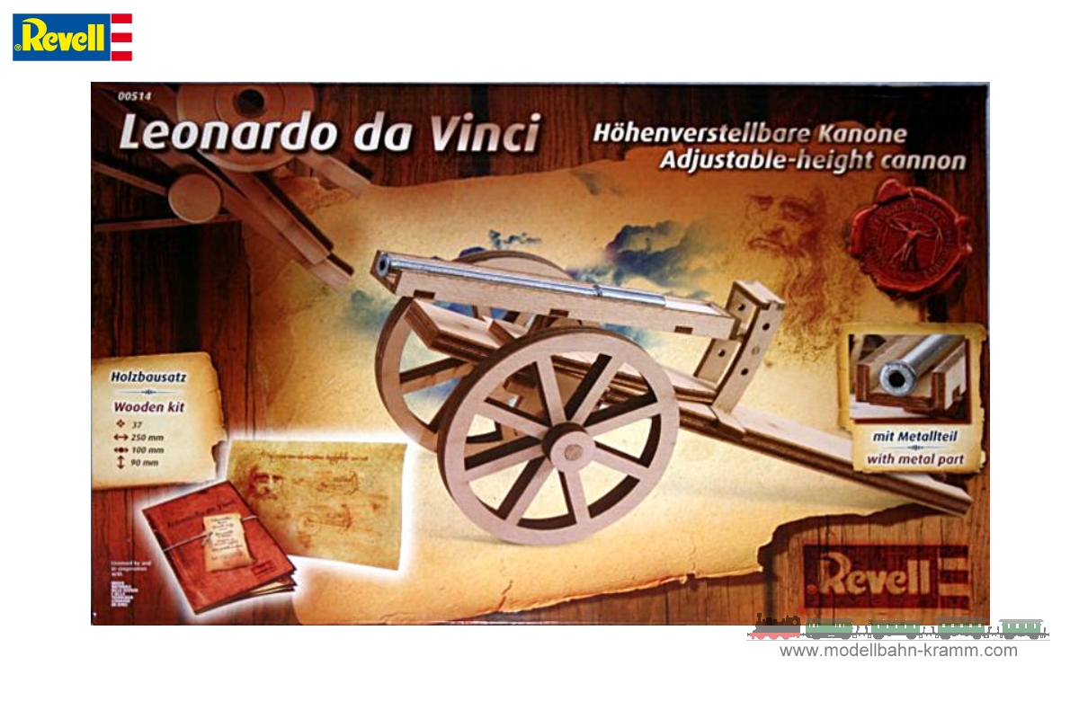 Revell 00514, EAN 4009803885957: Verstellbare Kanone ,da Vinci