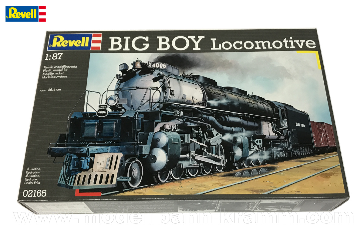 Revell 02165, EAN 4009803021652: 1:87, Kit steam loco with tender Big Boy