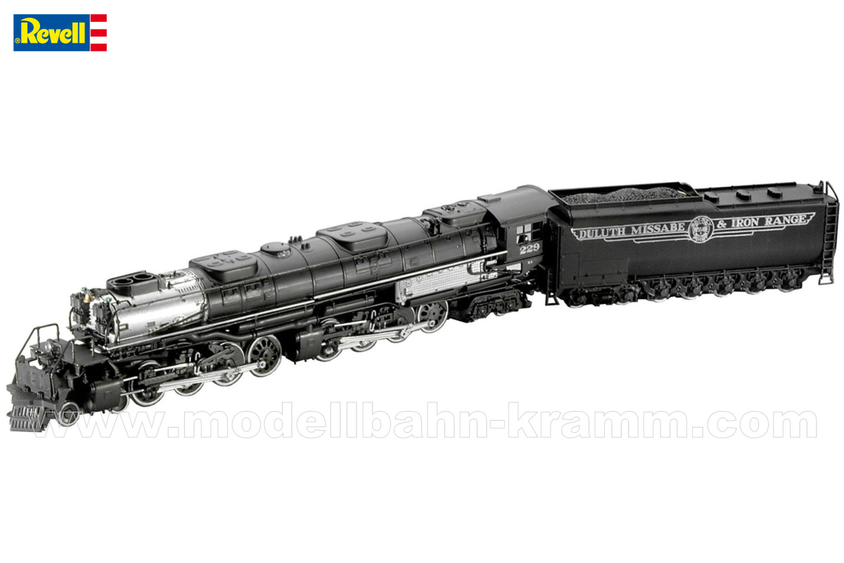 Revell 02165, EAN 4009803021652: 1:87 Bausatz Big Boy Lokomotive (amerikanische Dampflokomotive)