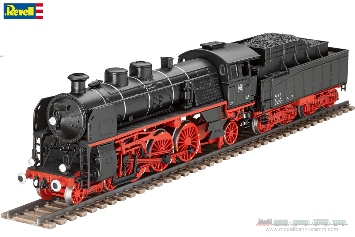 Revell 02168, EAN 4009803021683: 1:87 model kit, steam loco with tender class S 3/6, K.Bay.Sts.B.