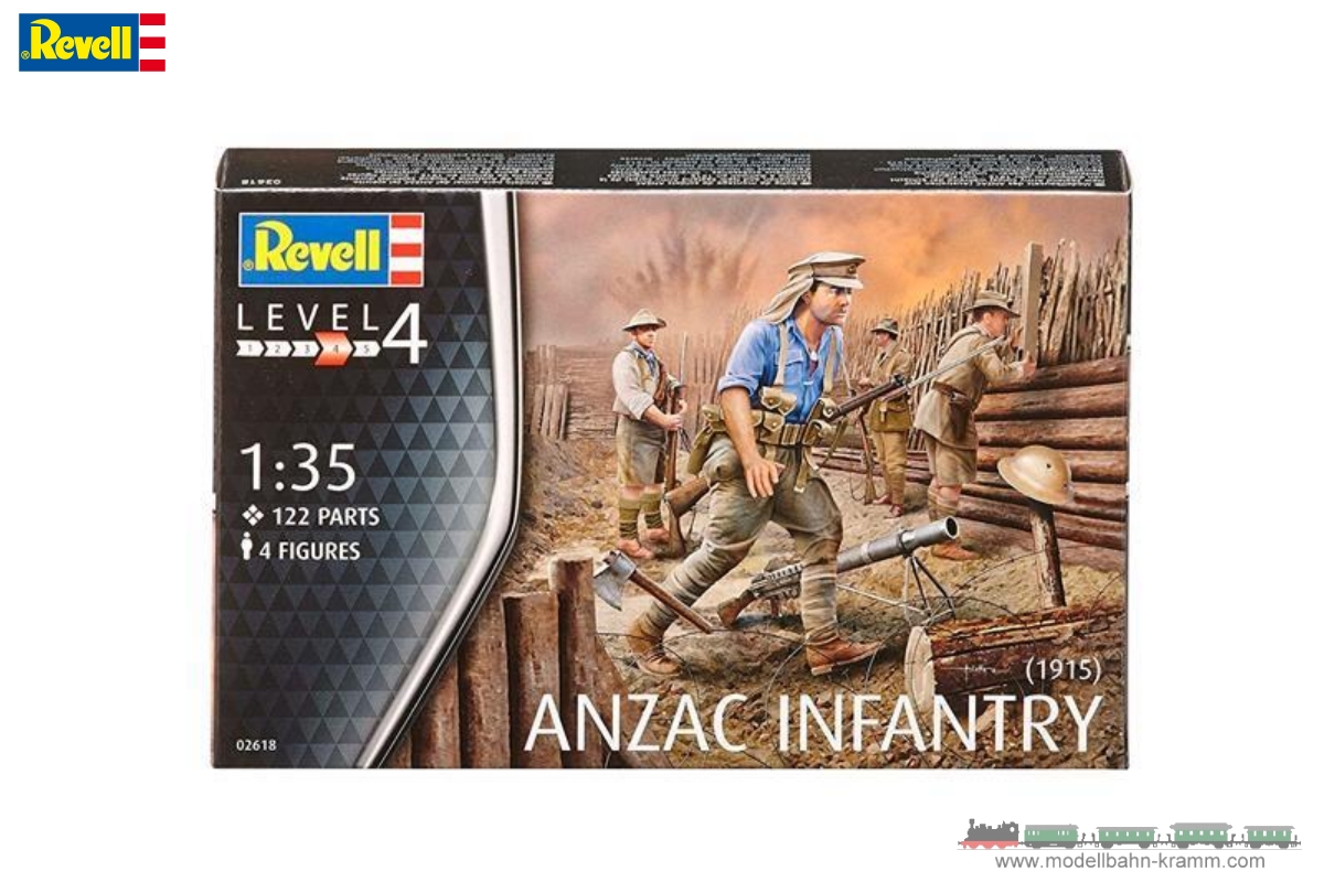 Revell 02618, EAN 4009803026183: ANZAC Infantry (1915)