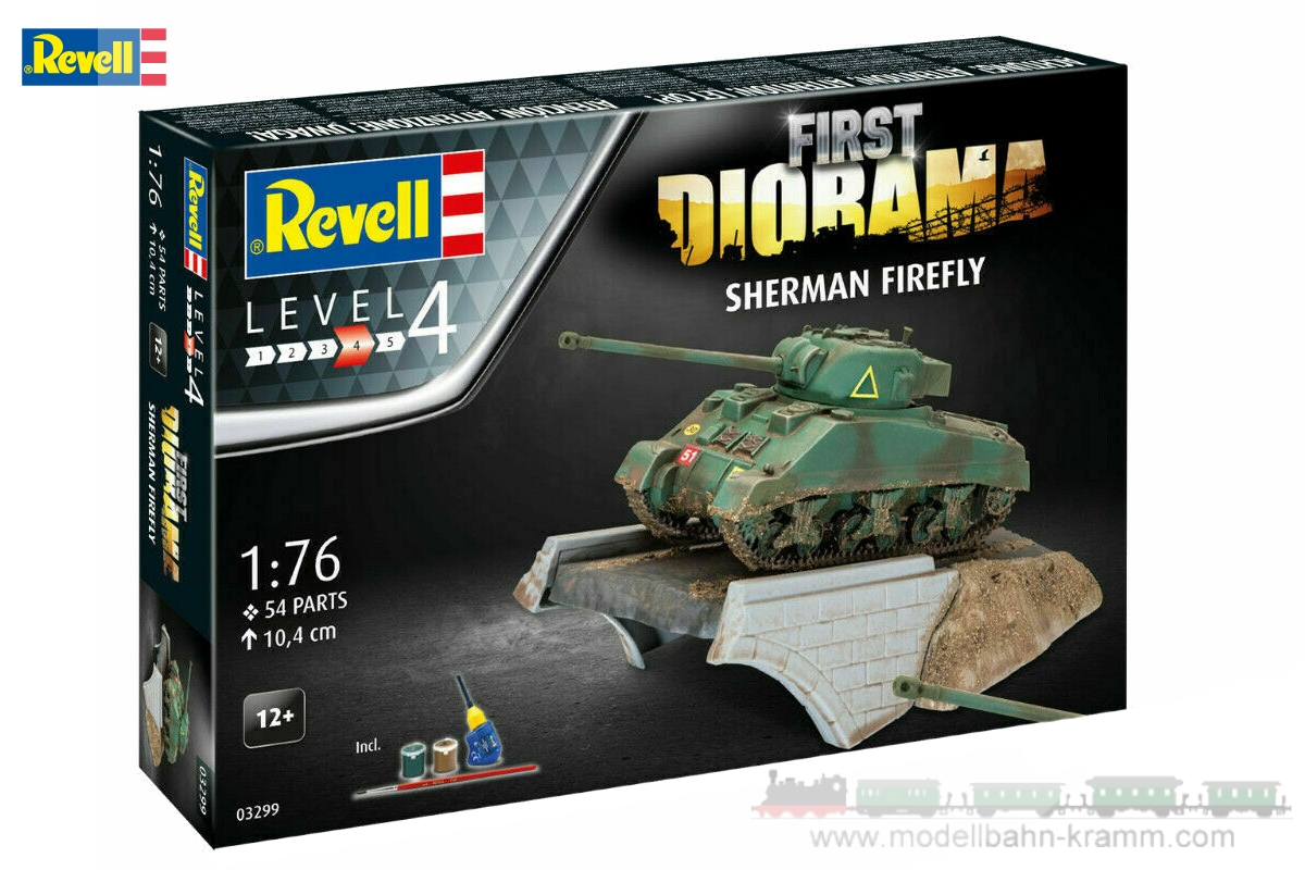 Revell 03299, EAN 4009803032993: 1:76 Sherman Firefly (First Diorama)