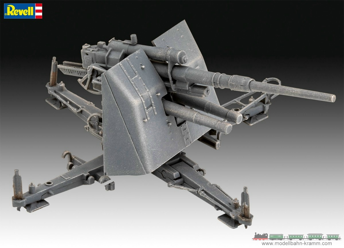 Revell 03325, EAN 4009803033259: 1:72 8,8 cm Flak 37 + Sd.Anh.202