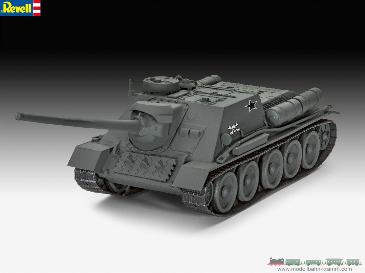 Revell 03507, EAN 4009803035079: 1:72 Panzer SU-100 World of Tanks