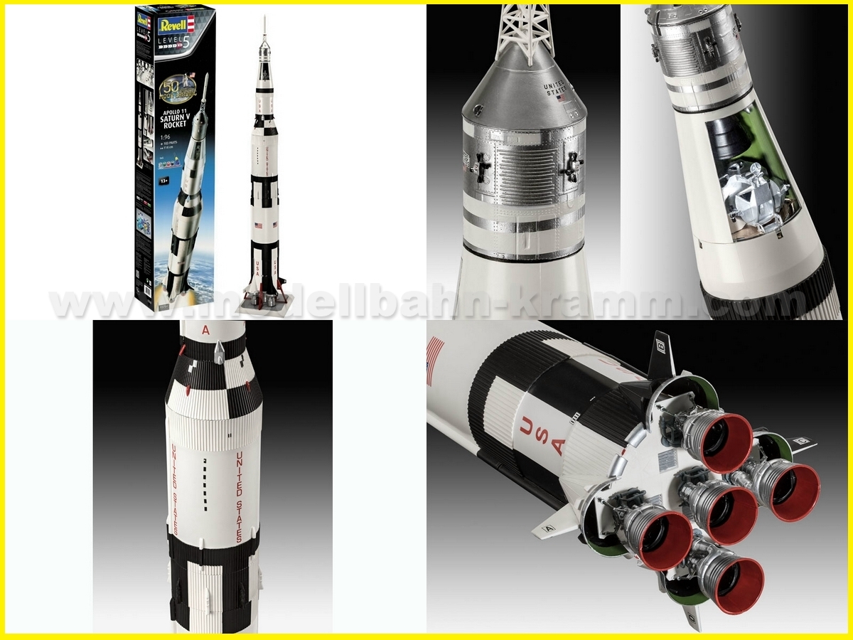 1/96 Revell Apollo Saturn Ⅴ レベル アポロ サターン Ⅴ Apollo 11