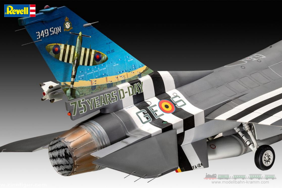 Revell 03802, EAN 4009803038025: 1:32 model kit 50th Anniverary F-16 Falcon