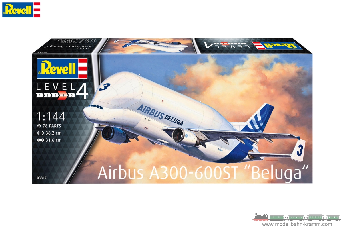 Revell 03817, EAN 4009803038179: 1:144 Airbus A300-600ST Beluga